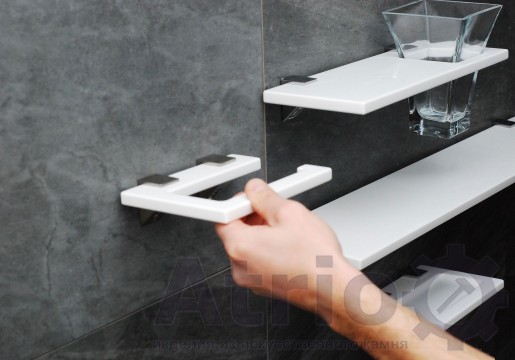 Комплект полиць у ванну кімнату - Atrio Stone - вироби з штучного каменю
