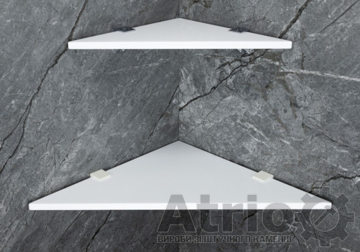 Полка угловая - Atrio Stone - изделия из искусственного камня