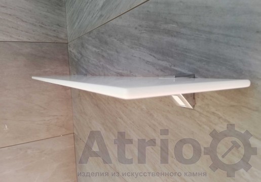 Полка для ванной Slim 6mm - Atrio Stone - изделия из искусственного камня