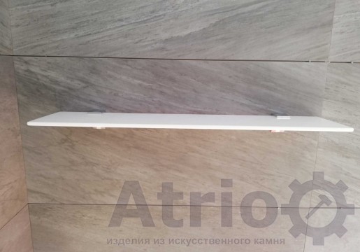 Полка для ванной Slim 6mm - Atrio Stone - изделия из искусственного камня