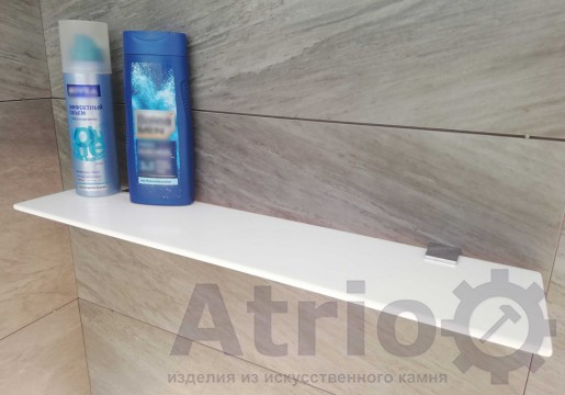 Полиця для ванної Slim 6 mm - Atrio Stone - вироби з штучного каменю