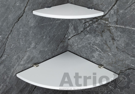 Полка угловая R - Atrio Stone - изделия из искусственного камня