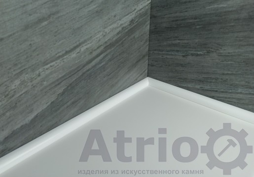 Плинтус для ванной R-12 - Atrio Stone - изделия из искусственного камня