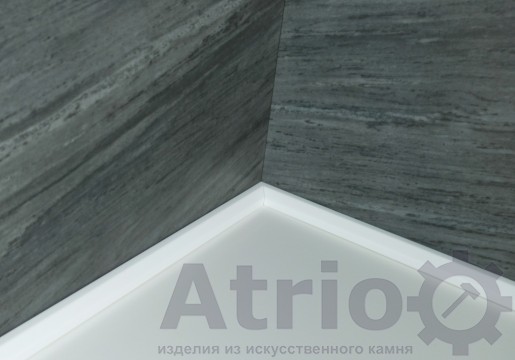 Плінтус на ванну F-45' - Atrio Stone - вироби з штучного каменю