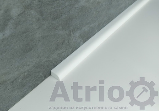 Плинтус на ванную Н20 R12 - Atrio Stone - изделия из искусственного камня
