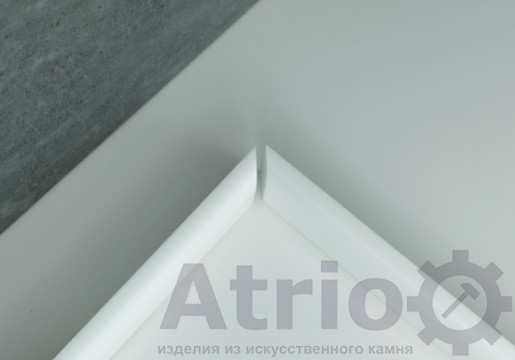 Плинтус для ванной H30 R12 - Atrio Stone - изделия из искусственного камня