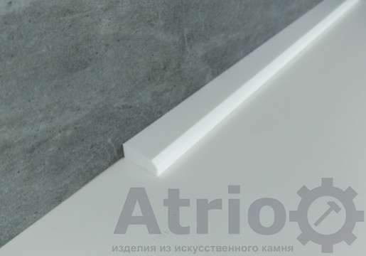 Плинтус для ванной H30 F45' - Atrio Stone - изделия из искусственного камня