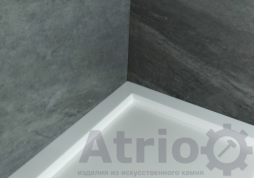 Плинтус для ванной H30 F45' - Atrio Stone - изделия из искусственного камня