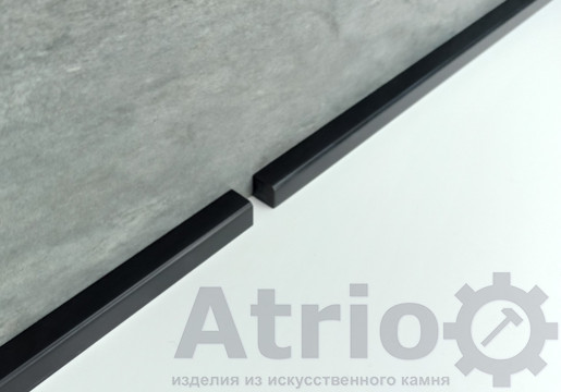 Плінтус на ванну H12R2 Black - Atrio Stone - вироби з штучного каменю