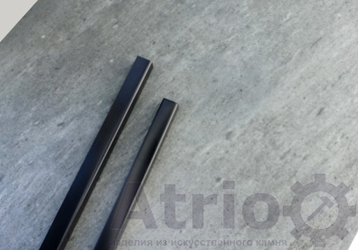 Плінтус на ванну H12R2 Black - Atrio Stone - вироби з штучного каменю