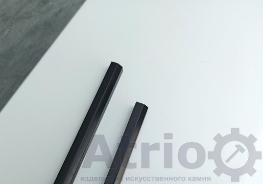 Плинтус для ванной H12 F-45' Black - Atrio Stone - изделия из искусственного камня