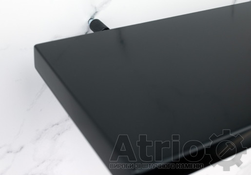 Поличка прихований монтаж чорна - Atrio Stone - вироби з штучного каменю