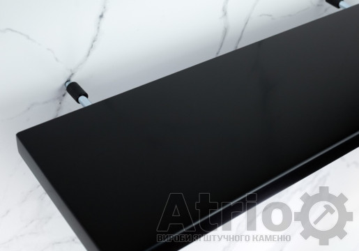 Поличка прихований монтаж чорна - Atrio Stone - вироби з штучного каменю