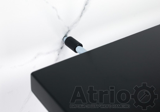 Поличка прихований монтаж чорна - Atrio Stone - вироби з штучного каменю