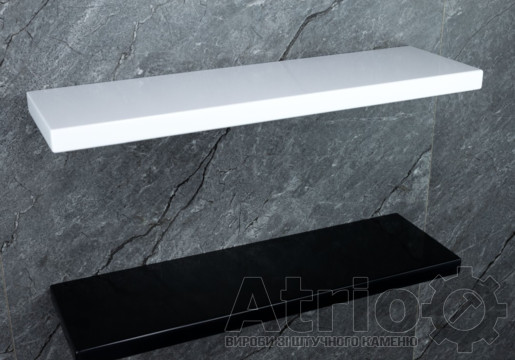 Поличка прихований монтаж чорна - Atrio Stone - вироби з штучного каменю
