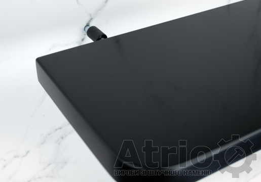 Поличка прихований монтаж чорна R - Atrio Stone - вироби з штучного каменю