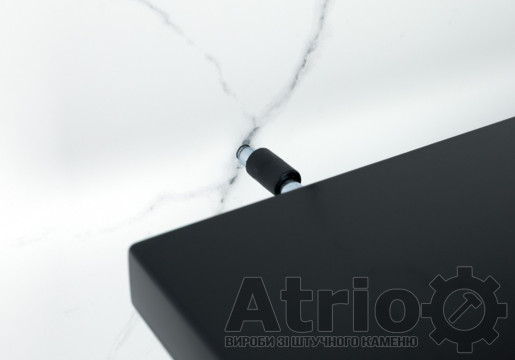 Поличка прихований монтаж чорна R - Atrio Stone - вироби з штучного каменю