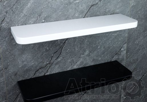 Поличка прихований монтаж чорна R - Atrio Stone - вироби з штучного каменю