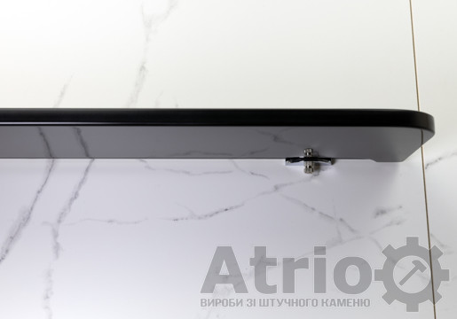 Полиця у ванну чорна R - Atrio Stone - вироби з штучного каменю