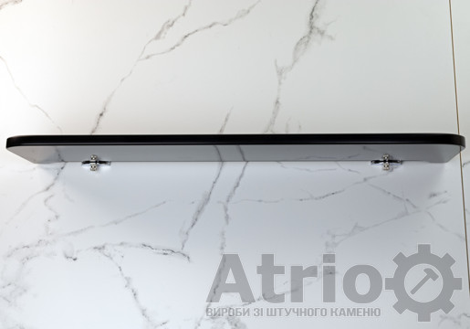 Полиця у ванну чорна R - Atrio Stone - вироби з штучного каменю